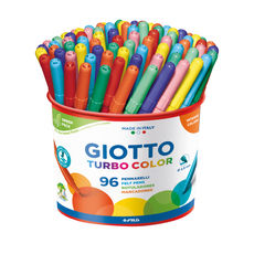 Giotto Turbo Colour Markers Class Pack 96