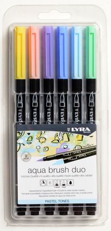 Lyra Aqua Brush Dual-Tip Brush Marker Sets