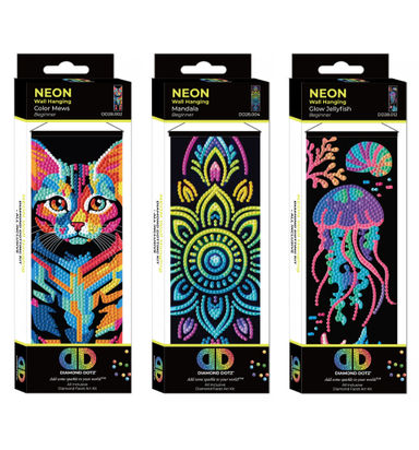 Diamond Dotz Neon Wall Hangings