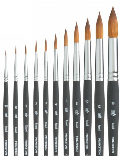 Princeton Aqua Elite Brushes Round (SH)