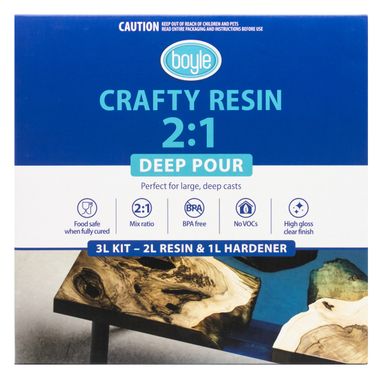 Boyle Crafty Deep Pour Resin Kit