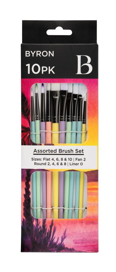Byron Pastel Paint Brush Sets