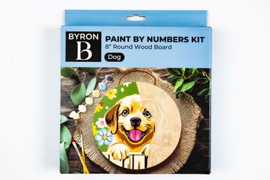 Byron Paint by Numbers Round Boards