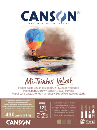 Canson Mi-Teintes Velvet Pads