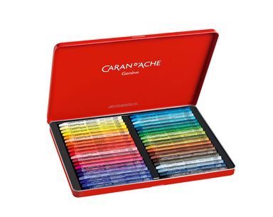 Caran d'Ache Classic Neocolor I Wax Pastel Metal Box Sets