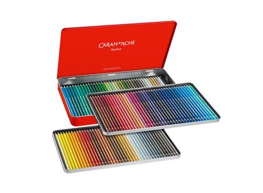 Caran d'Ache Classic Pablo Coloured Pencil Metal Box Sets