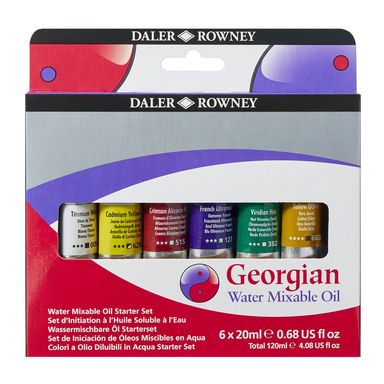 Daler Rowney Georgian Watermixable Oil Colour Sets