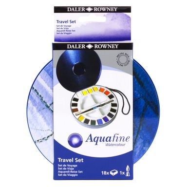 Daler Rowney Aquafine Half Pan Travel Tin 18