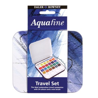 Daler Rowney Aquafine Half Pan Travel Tin 24