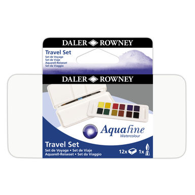 Daler Rowney Aquafine Half Pan Set 12