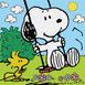 Peanuts Snoopy On The Swing