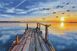Sunset Jetty 	47x71 cm