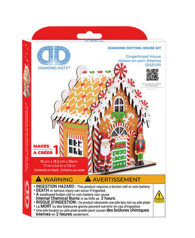 Diamond Dotz Gingerbread House