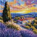Under The Lavender Sky 30x30cm