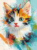 Young Kitten 30x40cm