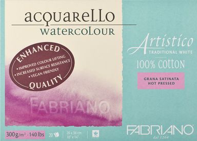 Fabriano Artistico Watercolour Enhanced Blocks