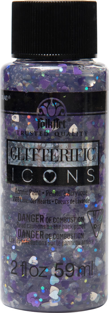 FolkArt Glitterific Icons Acrylic Paint 59ml