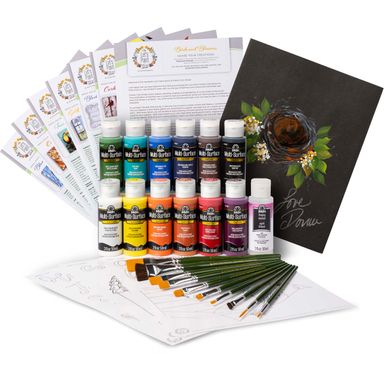 Folk Art One Stroke Painting Kits