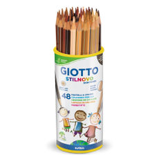 Giotto Stilnovo Skin Tones Pencils Class Pot of 48