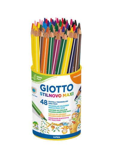 Giotto Stilnovo Maxi Pencils Class Pack 48