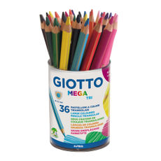 Giotto Mega-Tri Pencils Class Pack 36