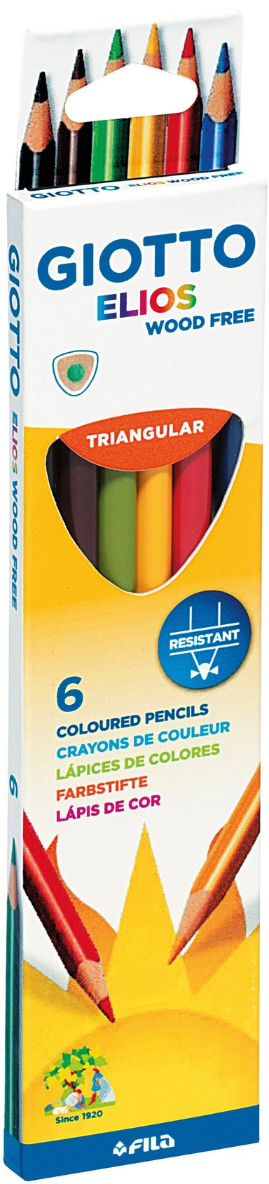 Giotto Elios-Tri Wood Free Pencils