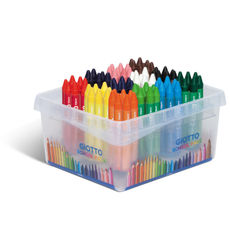 Giotto Cera Maxi Wax Crayons Class Pack 96