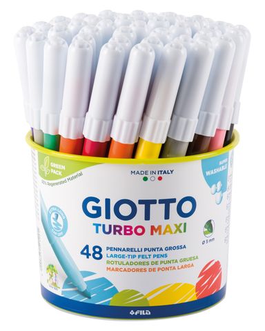 Giotto Turbo Maxi Colour Marker Class Pack 48