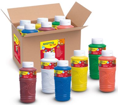 Giotto Be-Be Finger Paint Sets 750ml