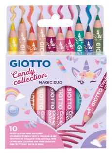 Giotto Candy Collection Magic Duo Colour Pencils Set