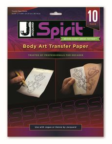 Jacquard Spirit Body Art Transfer Paper