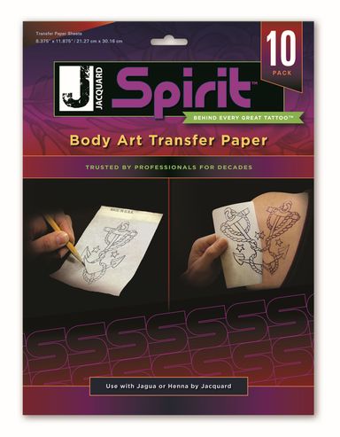Jacquard Spirit Body Art Transfer Paper