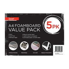 Jasart Foamboard 5mm Value Pack 5