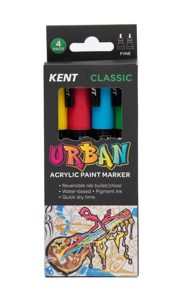 Kent Urban Acrylic Paint Marker Sets Fine