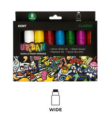 Kent Urban Acrylic Paint Marker Sets Wide