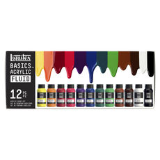 Liquitex Basics Acrylic Fluid 118ml Sets