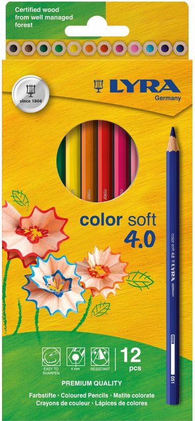 Lyra Hangable Colour Soft Pencils 4.0