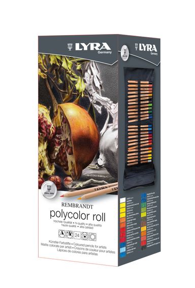 Lyra Polycolor Pencil Roll 24