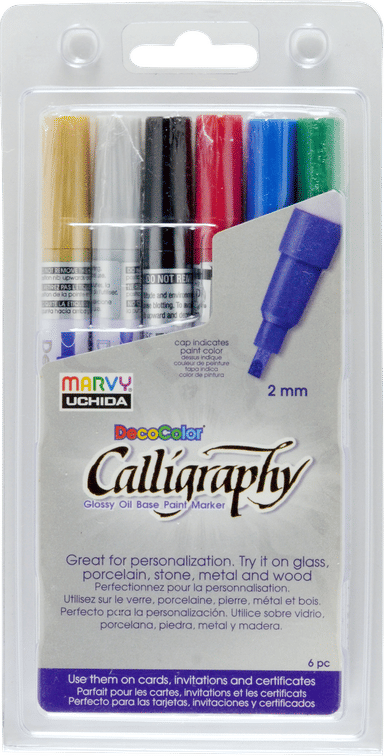 Marvy DecoColor Calligraphy Paint Marker Sets