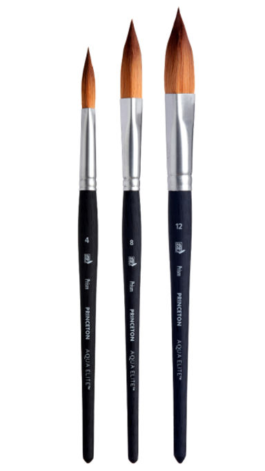 Princeton Aqua Elite Prism Brushes (SH)