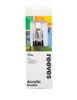 White Synthetic Short Handle 4pc (No. 1 5 Round; No. 10 Flat; No. 3 Filbert) (New Packaging)