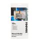 Short Handle Assorted 10pc (Gold Synthetic No. 3 6 Round and No. 6 Flat; Hog Bristle No. 2 Round x 2; No. 8 10 Flat; No. 4 Filbert x 2; 30mm Spalter) (New Packaging)