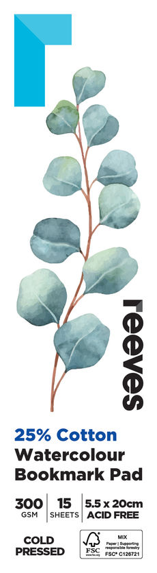 Reeves Watercolour Bookmark