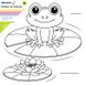 Frog 25x25cm