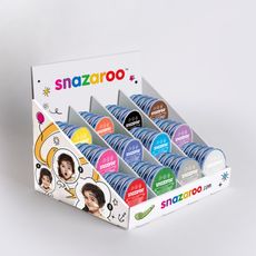 Snazaroo 18ml Colours Counter Display