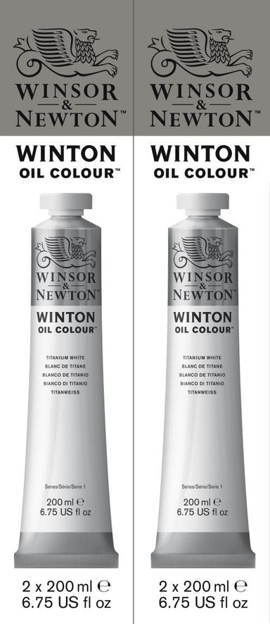 Winsor & Newton Winton Oil Colour 200ml Twin Pack